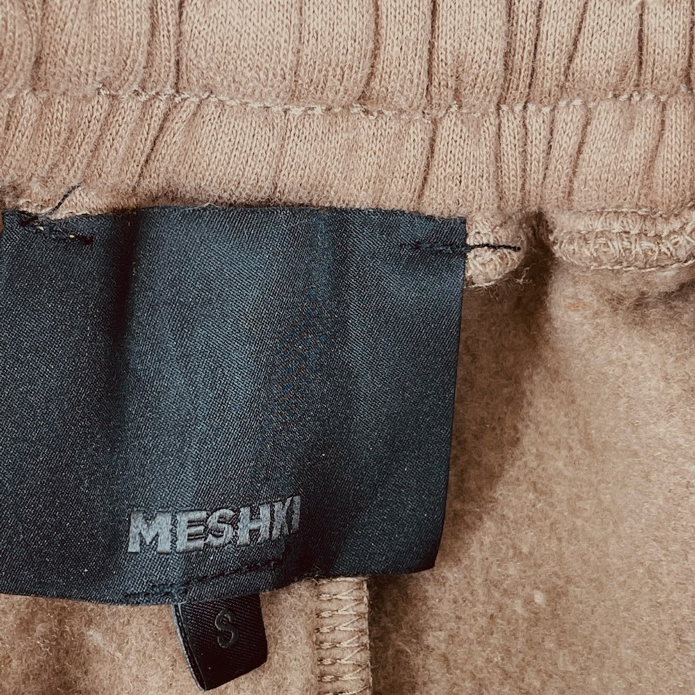 MESHKI sweatpants joggers Charlie unisex COSY JOGGER LATTE BROWN track p… - Picture 4 of 7